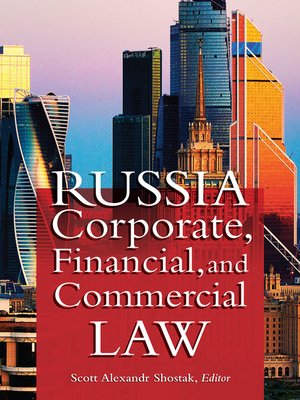 cover image of Russia Corporate, Financial and Commercial Law